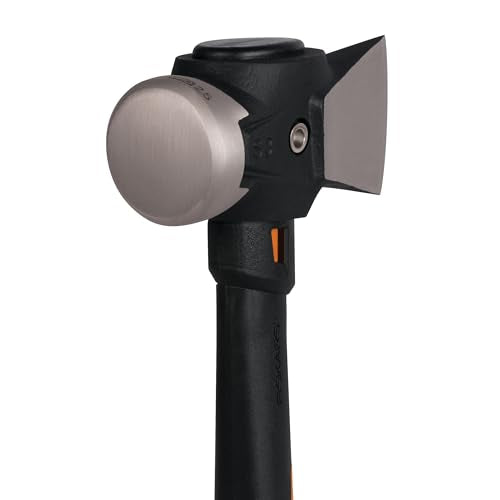 Fiskars 8 lb. Splitting Maul - 36" Shock-Absorbing, Comfort Grip Handle - Rust Resistant Forged Steel Blade - Wood Splitter Maul for Hardwood - Split Wood for Campfires - Bushcraft Gear