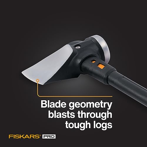 Fiskars 8 lb. Splitting Maul - 36" Shock-Absorbing, Comfort Grip Handle - Rust Resistant Forged Steel Blade - Wood Splitter Maul for Hardwood - Split Wood for Campfires - Bushcraft Gear