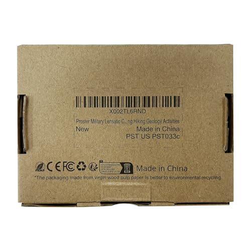 Proster IP65 Compass Hiking Survival - Lensatic Sighting Compass for Camping Navigation, Compass with Clinometer & Carry Bag for Camping Hunting Hiking Geology Activities