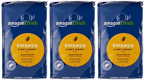 Amazon Fresh Direct Trade Nicaragua Ground Coffee, Medium Roast, 12 Ounce (Pack of 3)