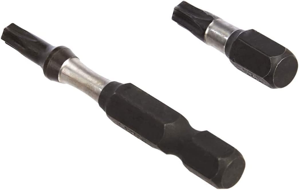 Amazon Basics 42-Piece Impact Screwdriver Bit Set Phillips, Slotted and Torx, One Size