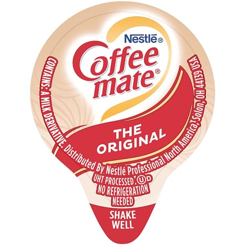 Nestle Coffee mate Coffee Creamer, French Vanilla, Liquid Creamer Singles, Non Dairy, No Refrigeration, 0.375 fl oz Tubs (Pack of 180)