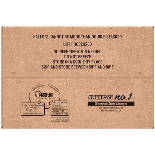 Nestle Coffee mate Coffee Creamer, French Vanilla, Liquid Creamer Singles, Non Dairy, No Refrigeration, 0.375 fl oz Tubs (Pack of 180)