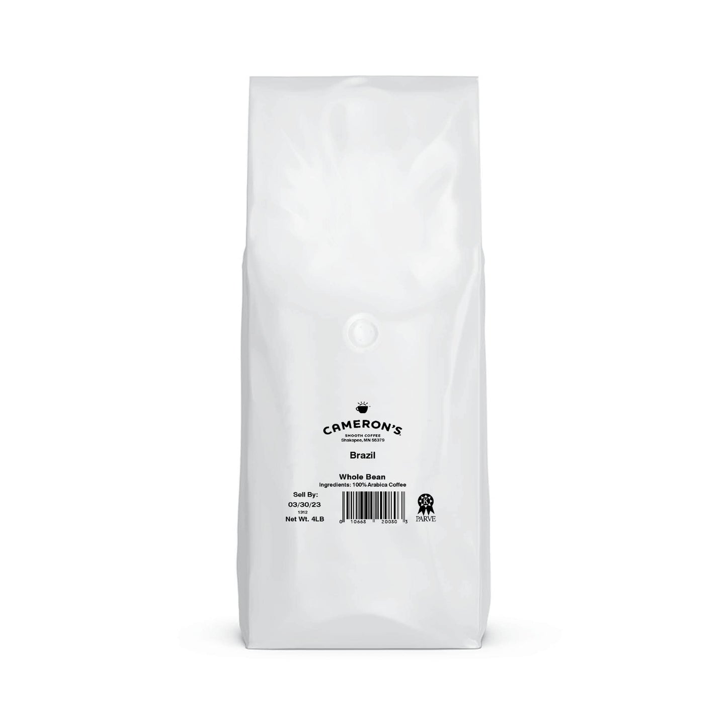 Cameron's Coffee Roasted Whole Bean Coffee, Organic Woods & Water, 4 Pound