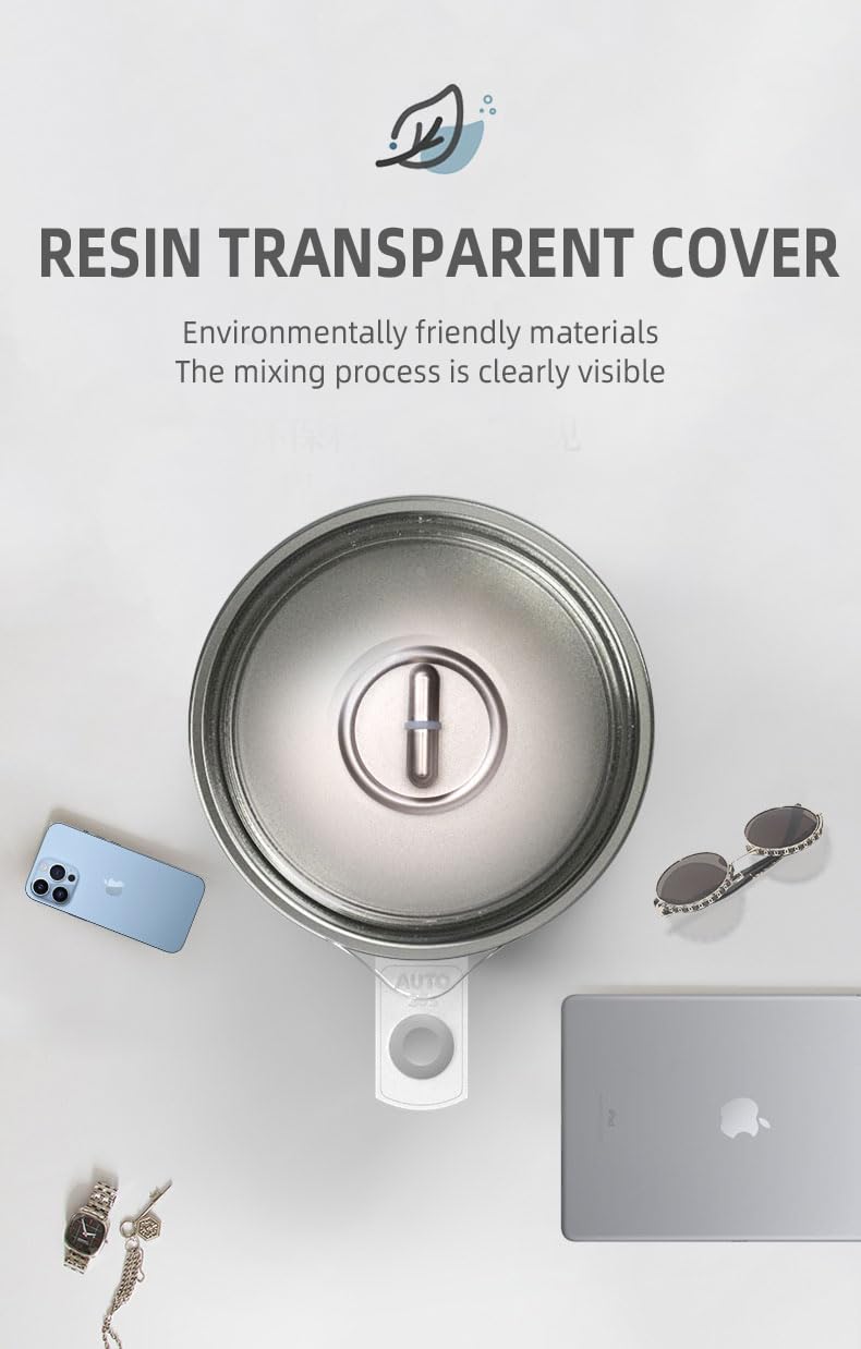 Electric Mixing Mug,Electric Stirring Mug, Coffee Mug,Suitable for Coffee, Milk, Cocoa and Other Beverages (Daik Black, 12 oz)