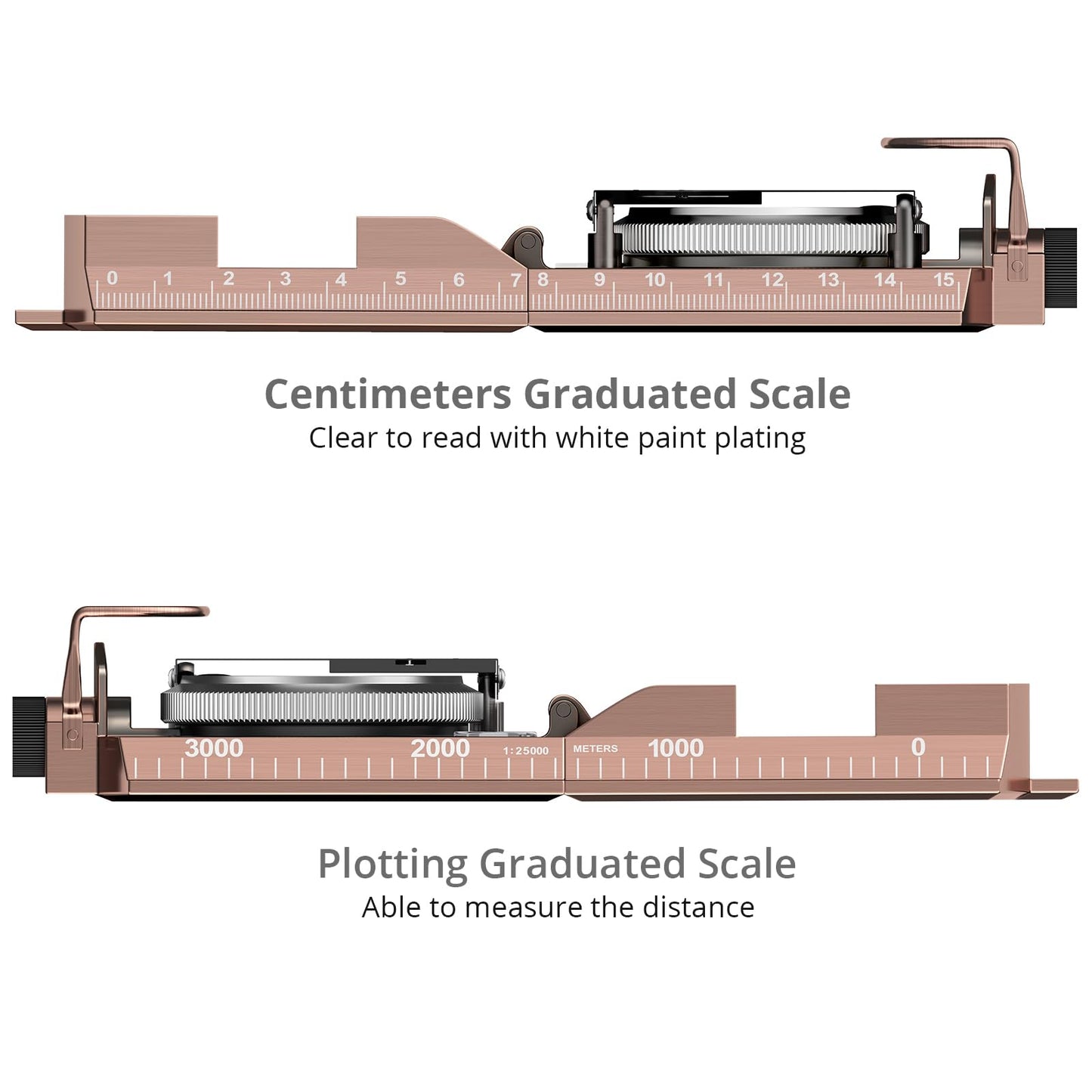 Proster IP65 Compass Hiking Survival - Lensatic Sighting Compass for Camping Navigation, Compass with Clinometer & Carry Bag for Camping Hunting Hiking Geology Activities