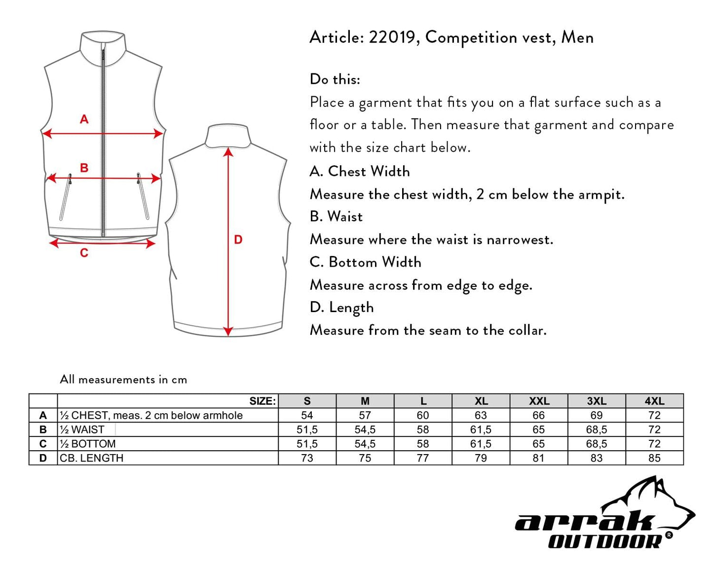 ARRAK OUTDOOR COMPETITION Men Vest Vest Dog Owner, Trainers, Handlers Rugged Breathable 8 Pockets Mesh Lined