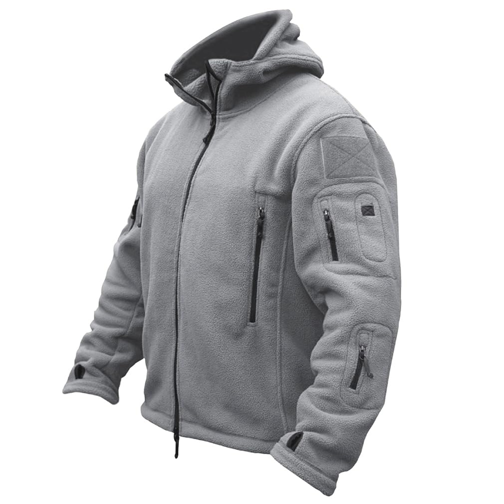 ReFire Gear Men's Warm Military Tactical Sport Fleece Hoodie Jacket