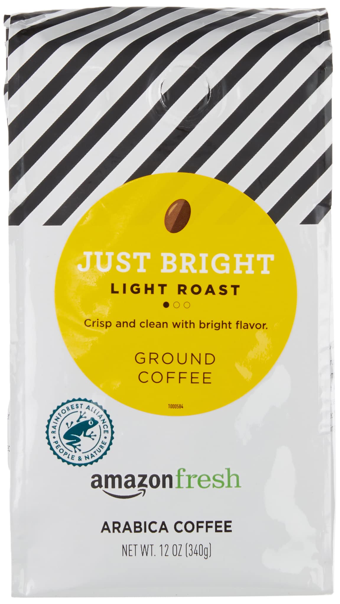 Amazon Fresh Direct Trade Nicaragua Ground Coffee, Medium Roast, 12 Ounce (Pack of 3)