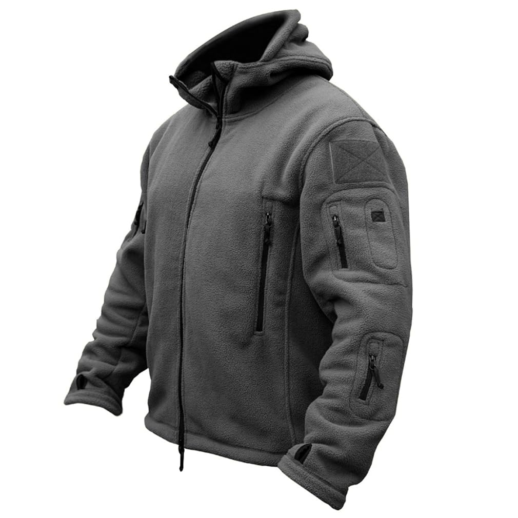 ReFire Gear Men's Warm Military Tactical Sport Fleece Hoodie Jacket