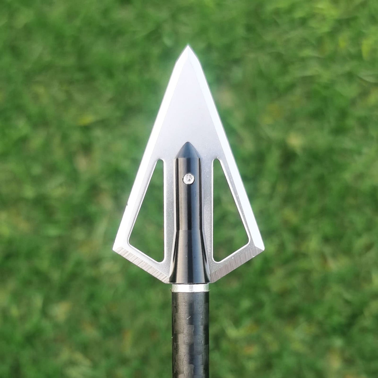 Stainless Steel Hunting Archery Broadheads Blades Grain Screw-in Arrow Heads Tips Compatible with Traditional Bows Archery Broad Crossbow Recurve6