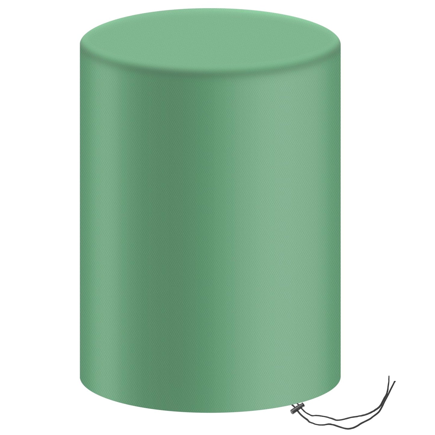 55 Gallon Rain Barrel Cover 420D Water Storage Barrel Cover Oxford Cloth 25 x 37 Inch Outdoor Waterproof Rain Snow Bucket Cover with Drawstring, UV Protection, Anti Dust (Black)