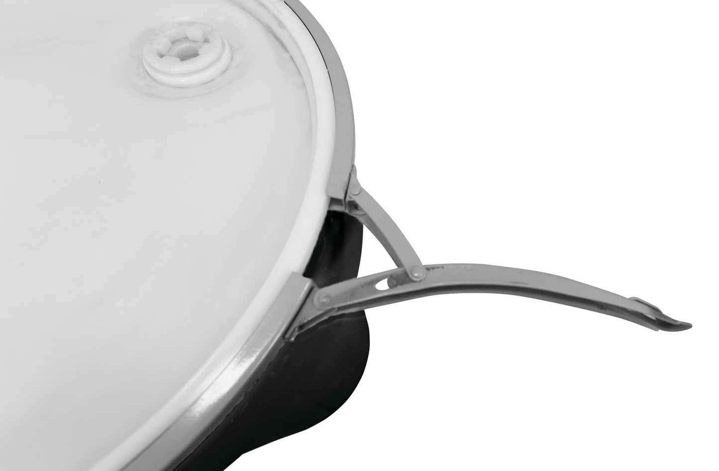 Eagle 30 Gallon Plastic Drum with Lid, Metal Lever-Lock, 28.5"x21.1", Open Head Lab Pack Drum Made of Durable, Lightweight HDPE, Withstands Weather and Chemicals, Made in USA, Blue, 1601MB