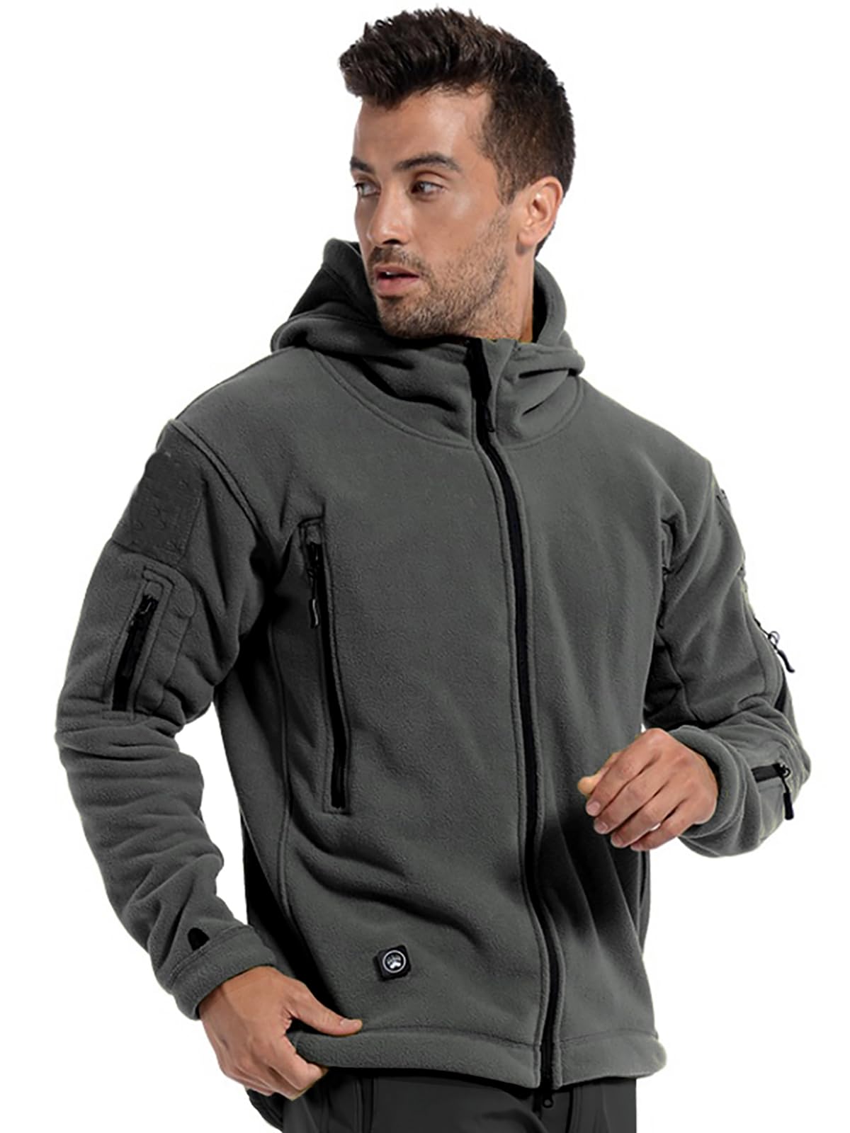 ReFire Gear Men's Warm Military Tactical Sport Fleece Hoodie Jacket