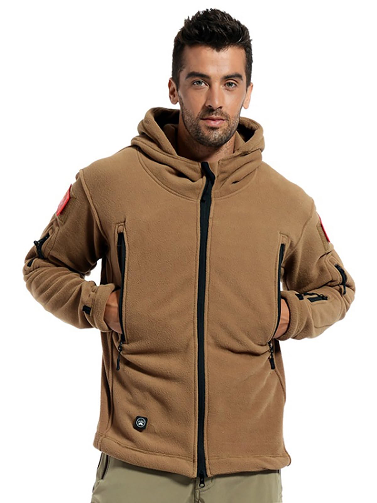 ReFire Gear Men's Warm Military Tactical Sport Fleece Hoodie Jacket