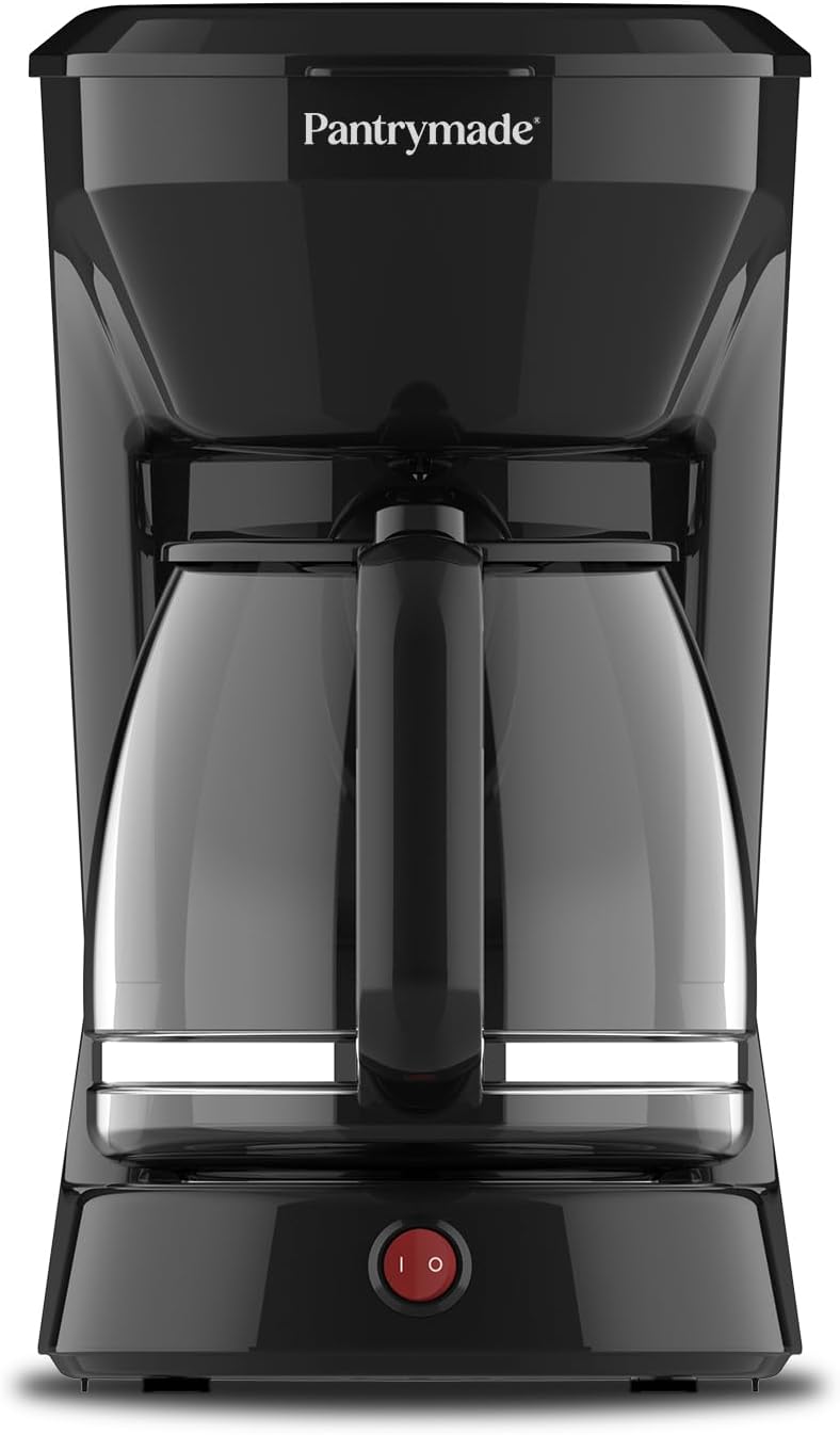 12-Cup Coffee Maker – Simple Drip Coffee Machine with Glass Carafe, Easy On/Off Operation, and Large Capacity – Perfect for Home or Office