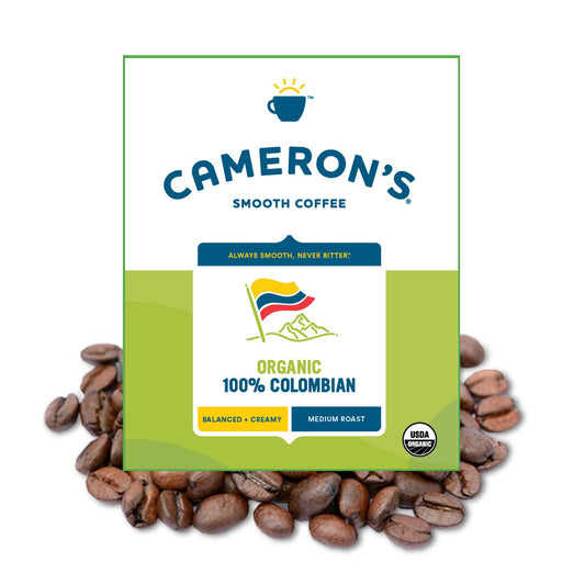 Cameron's Coffee Roasted Whole Bean Coffee, Organic Woods & Water, 4 Pound