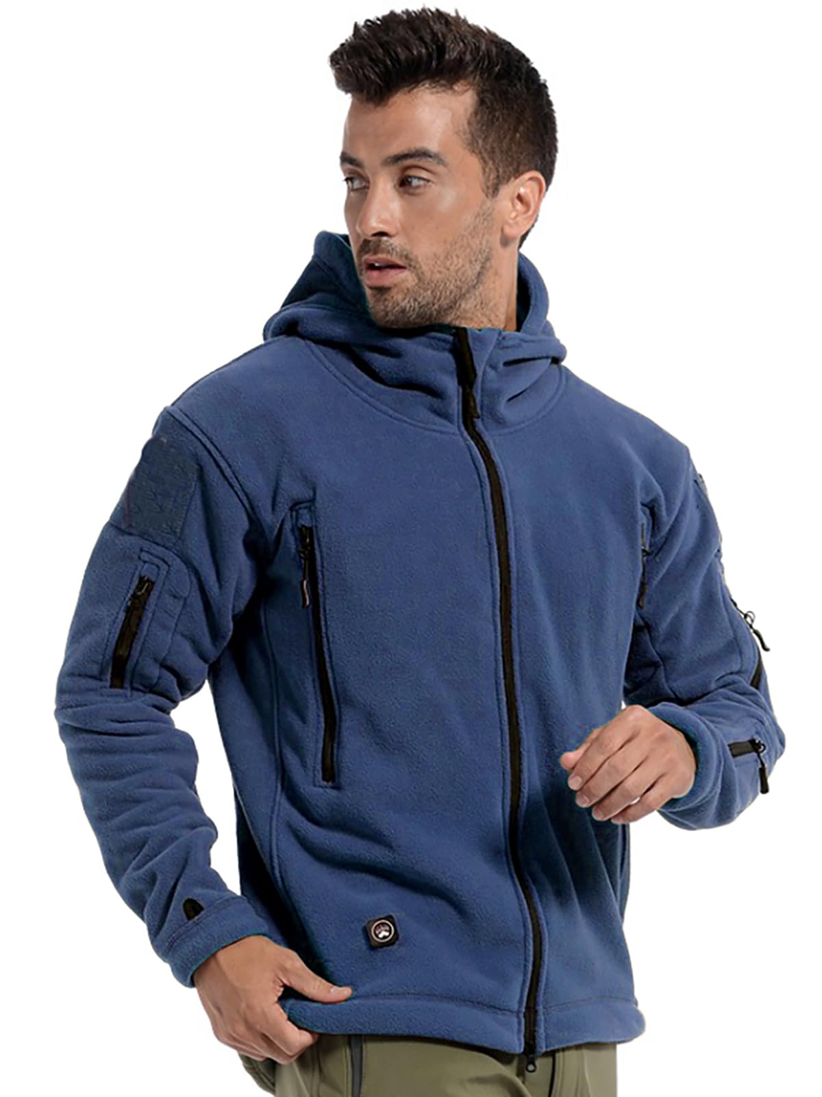 ReFire Gear Men's Warm Military Tactical Sport Fleece Hoodie Jacket
