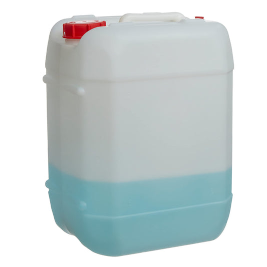 Consolidated Plastics 5 Gallon Stackable Carboy with Leakproof Cap and Handle, HDPE Food Grade, BPA Free, Made in USA (Natural, 4 Pack)