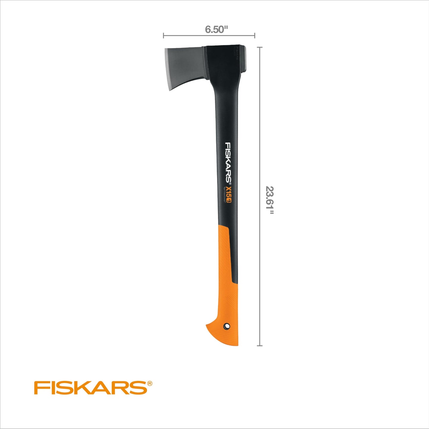 Fiskars X27 Super Splitting Axe - 36" Wood Splitting Axe for Medium to Large Size Logs with Shock-Absorbing Handle - Split Firewood - Forged Steel Blade - Bushcraft Gear and Camping Axe