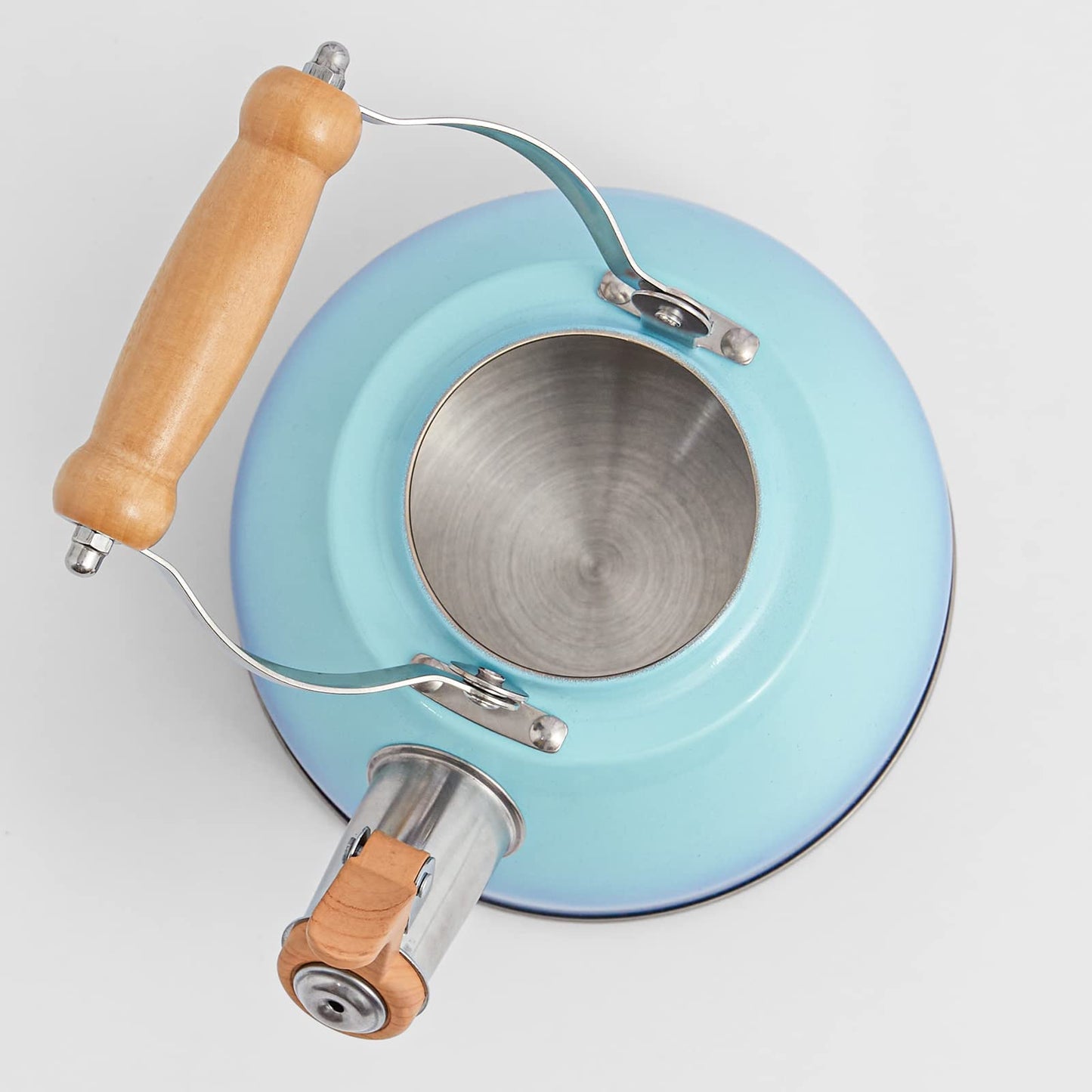 ROCKURWOK Tea Kettle, Tea Pot with Cool Touch Ergonomic Handle, Teapot Food Grade Stainless Steel, Tea Kettle Stovetop, Kettle Teapot, Whistling Tea Kettle, Small Tea Kettle, 1.6 Quart (Green)