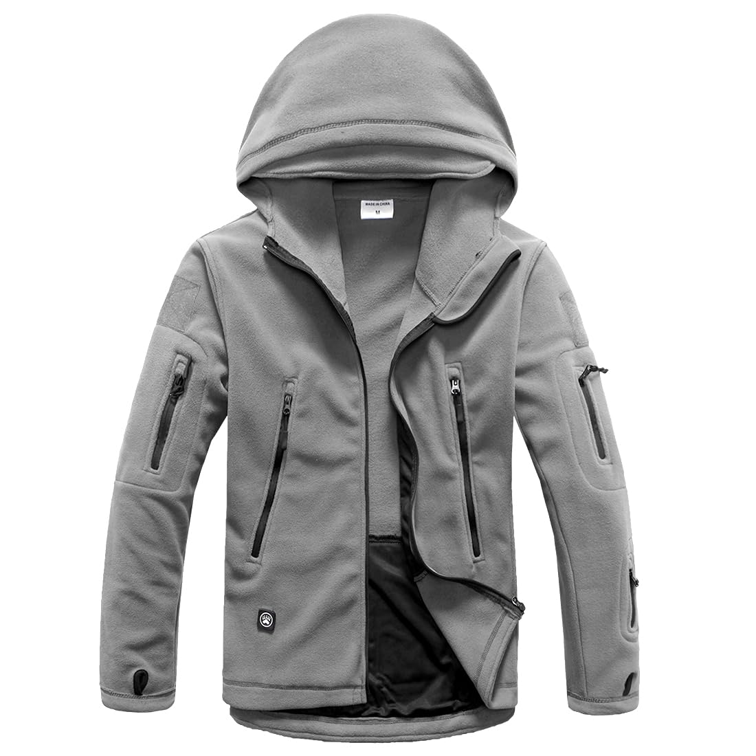 ReFire Gear Men's Warm Military Tactical Sport Fleece Hoodie Jacket