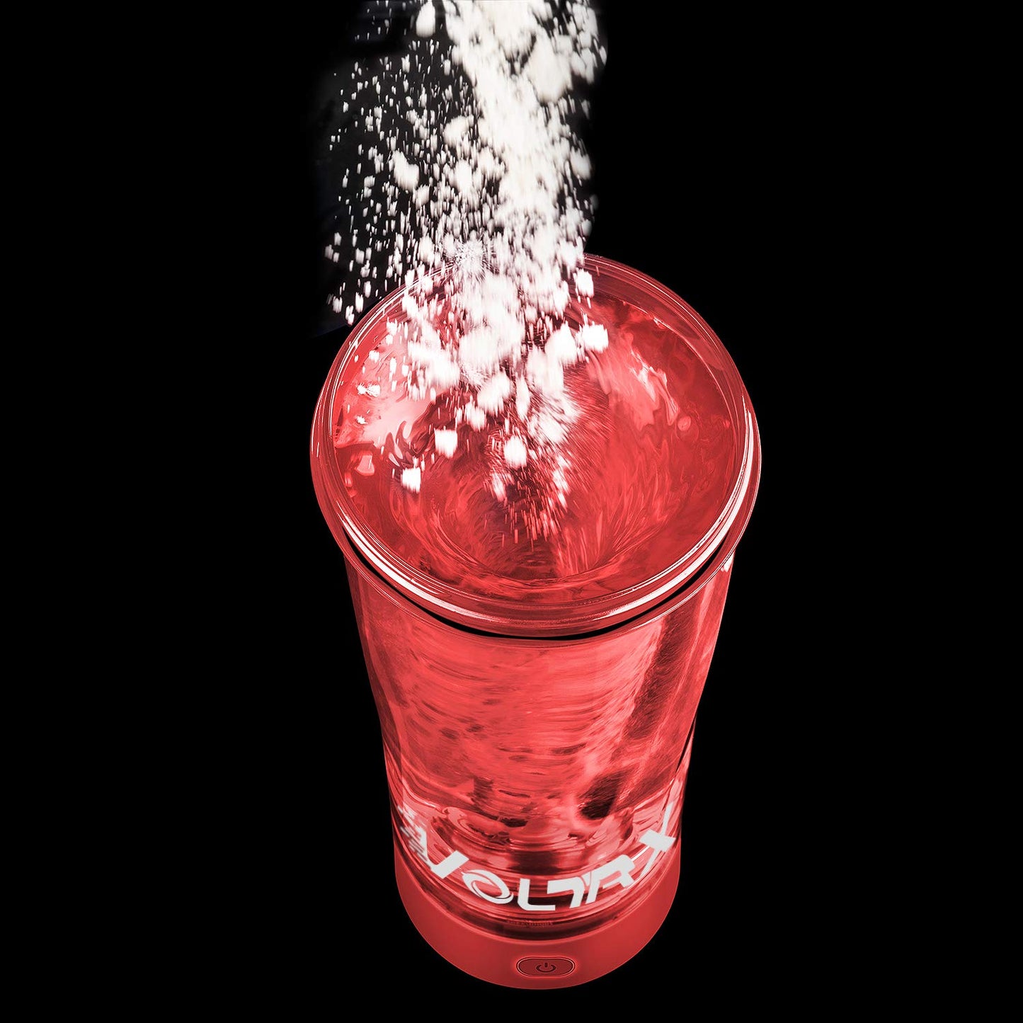 VOLTRX VortexBoost Electric Shaker Bottle, USB C Rechargeable Protein Shake Mixer, Shaker Cups for Protein Shakes and Meal Replacement Shakes, BPA-Free, Made with Tritan, Black