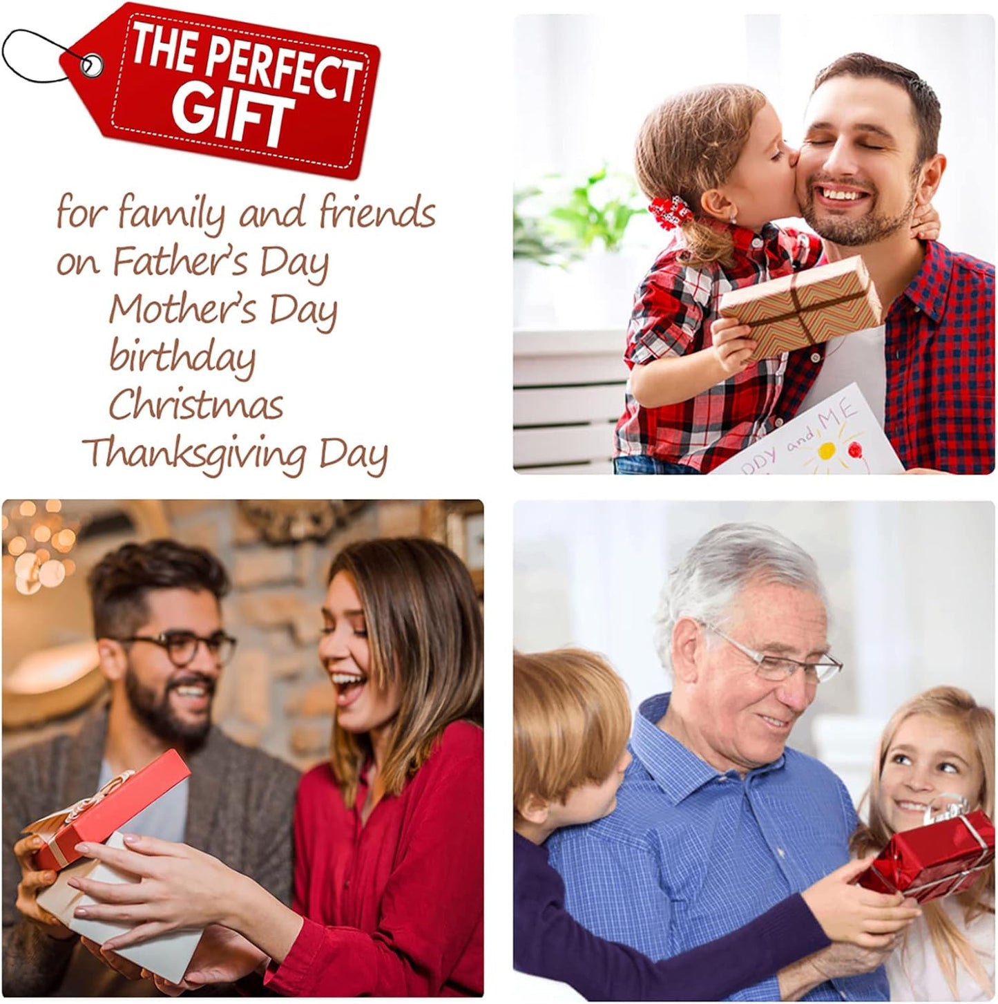 Mylivell Handsfree LED Flashlight Gloves Unique Gift for Men Women Dad Him Boyfriend Husband, Ideal for Fishing Camping Repairing Bright Flexible Rechargeable Fathers Day Christmas Birthday Gifts