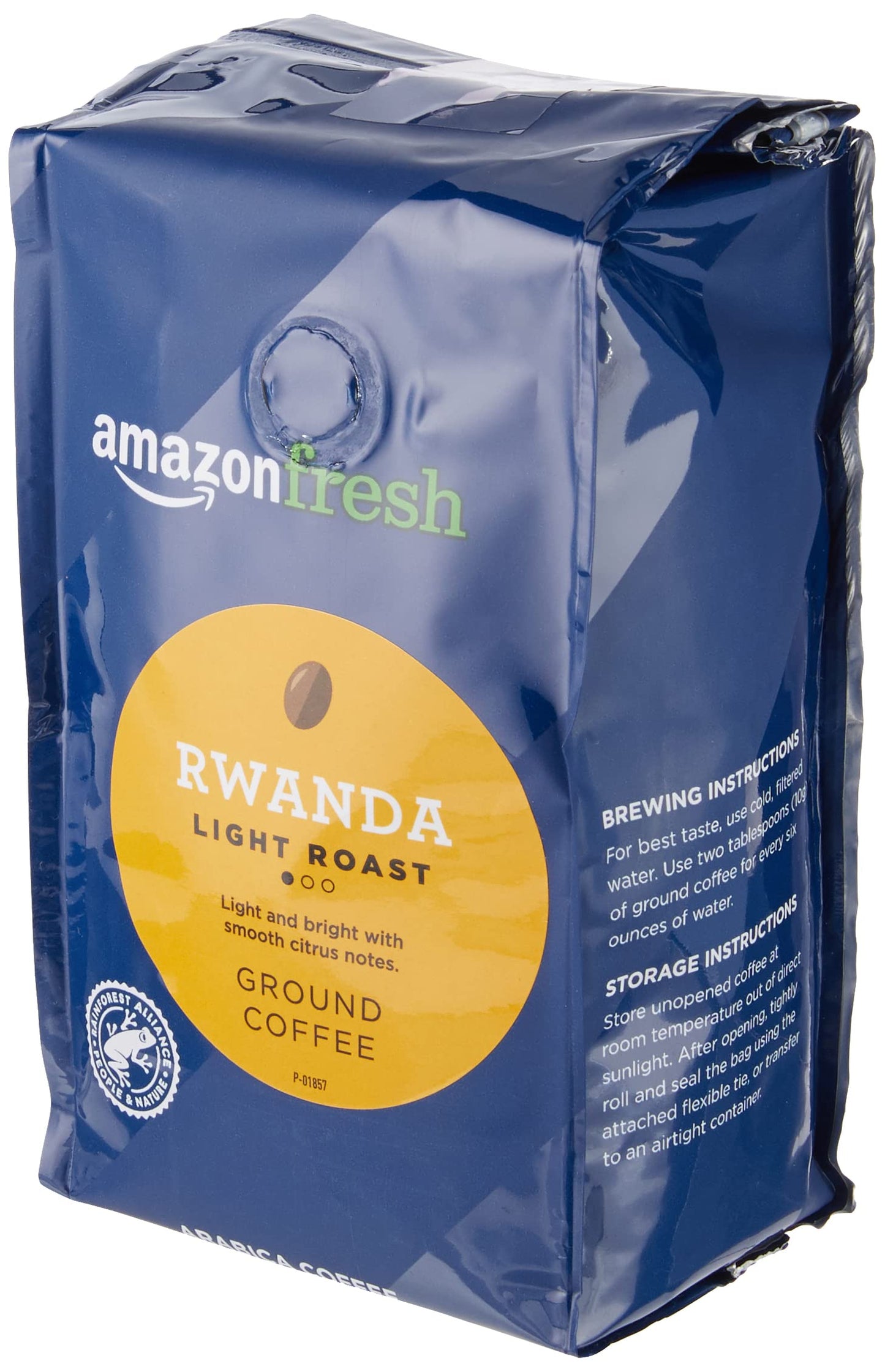 Amazon Fresh Direct Trade Nicaragua Ground Coffee, Medium Roast, 12 Ounce (Pack of 3)