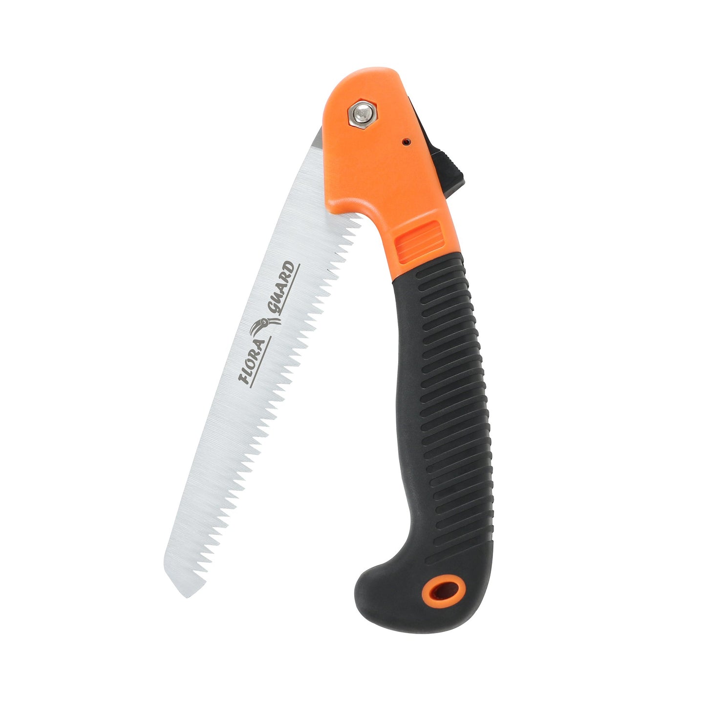 FLORA GUARD 7.7-Inch Folding Saw, Pruning Hand Saw with Triple-Cut Razor Teeth for Wood Cutting, Tree Trimming, and Camping