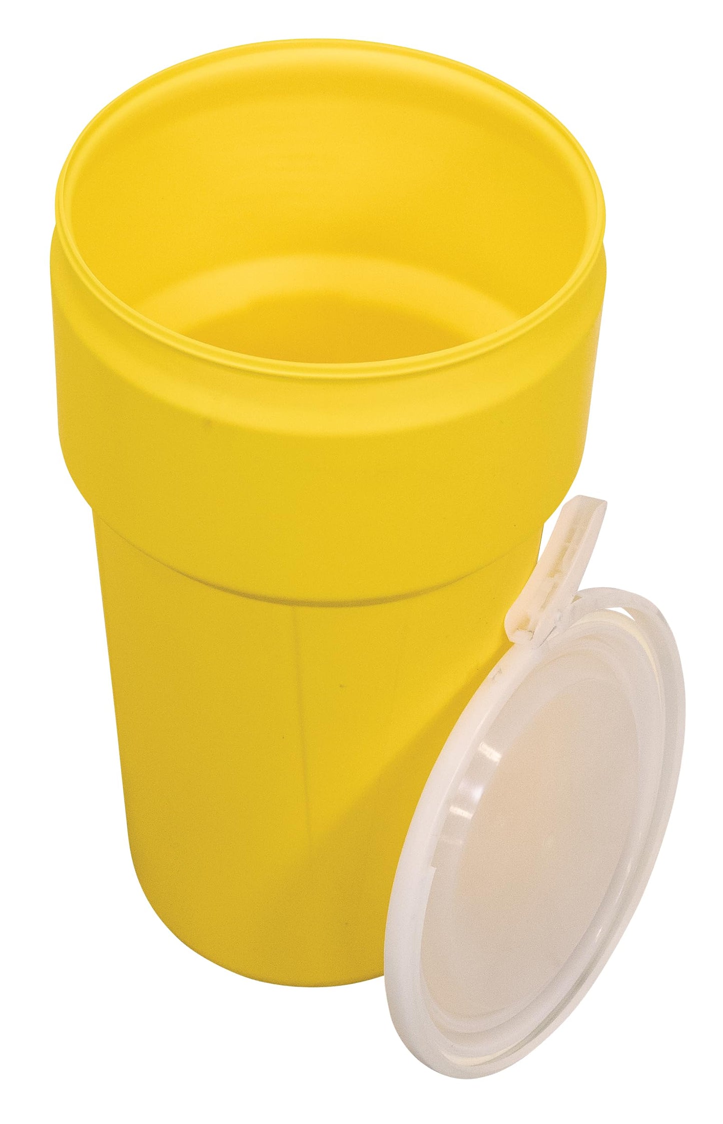 Eagle 30 Gallon Plastic Drum with Lid, Metal Lever-Lock, 28.5"x21.1", Open Head Lab Pack Drum Made of Durable, Lightweight HDPE, Withstands Weather and Chemicals, Made in USA, Blue, 1601MB