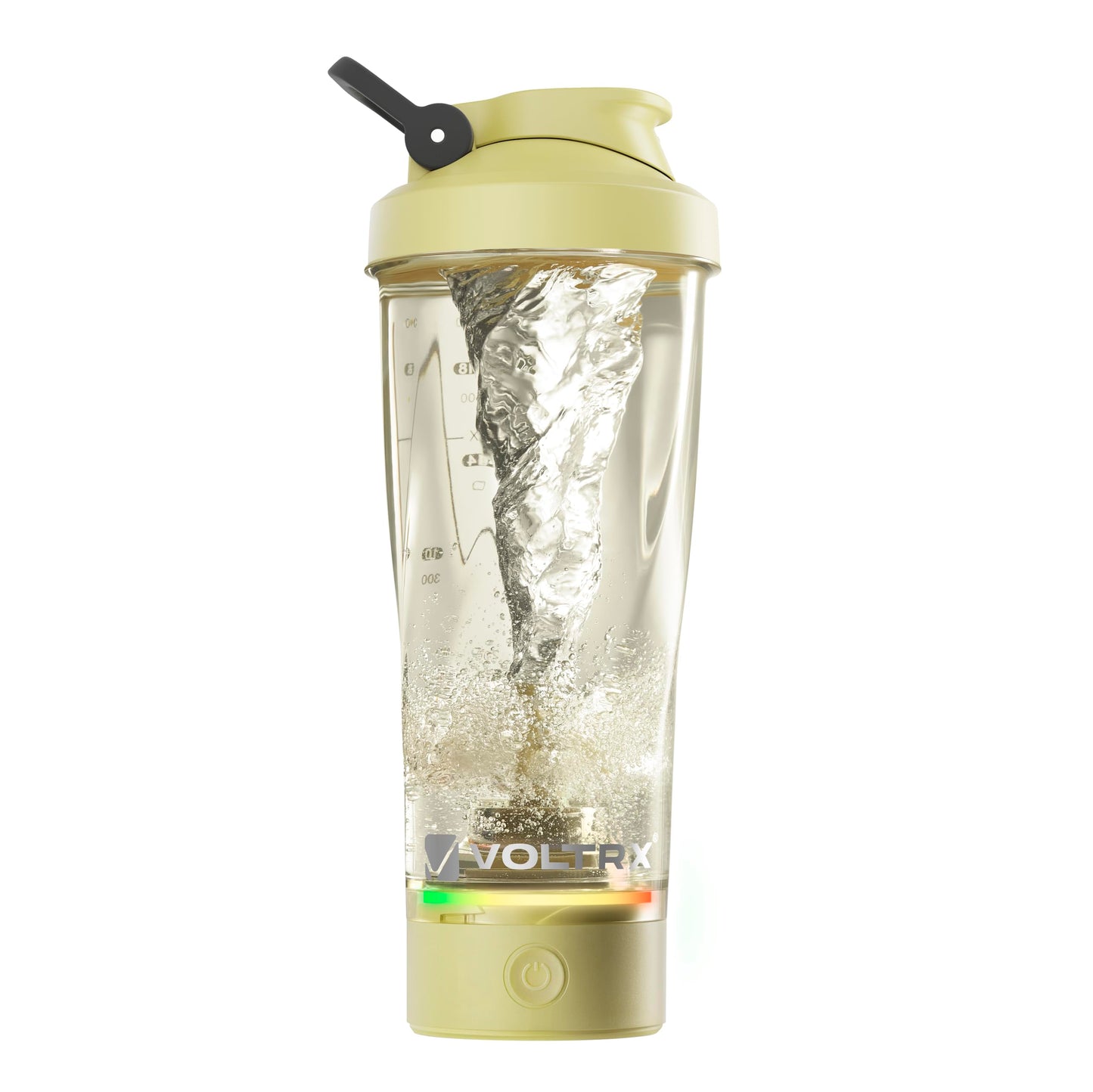 VOLTRX VortexBoost Electric Shaker Bottle, USB C Rechargeable Protein Shake Mixer, Shaker Cups for Protein Shakes and Meal Replacement Shakes, BPA-Free, Made with Tritan, Black