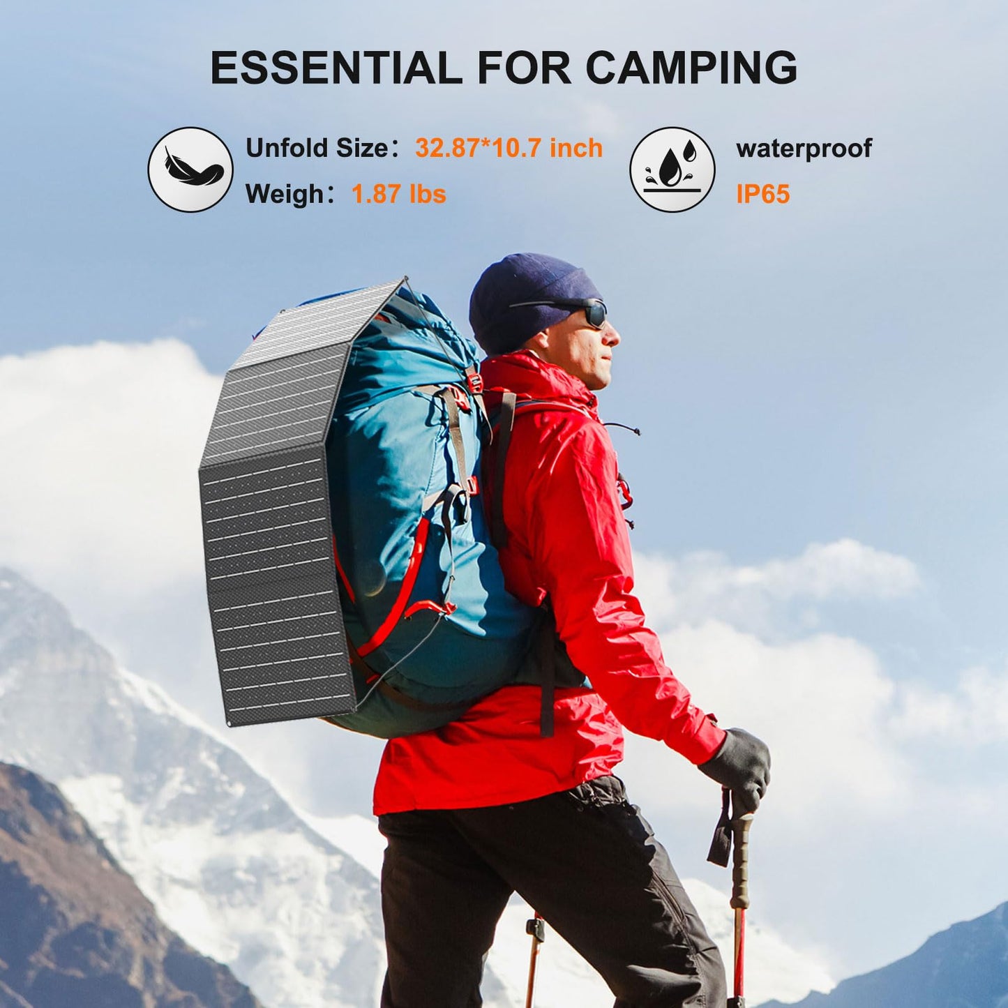 Portable Power Station 300W MARBERO 237Wh Camping Solar Generator Backup Lithium Battery with Pure Sine Wave 110V AC Outlet, USB C, USB A, DC for Outdoors Camping CPAP Home Blackout Emergency