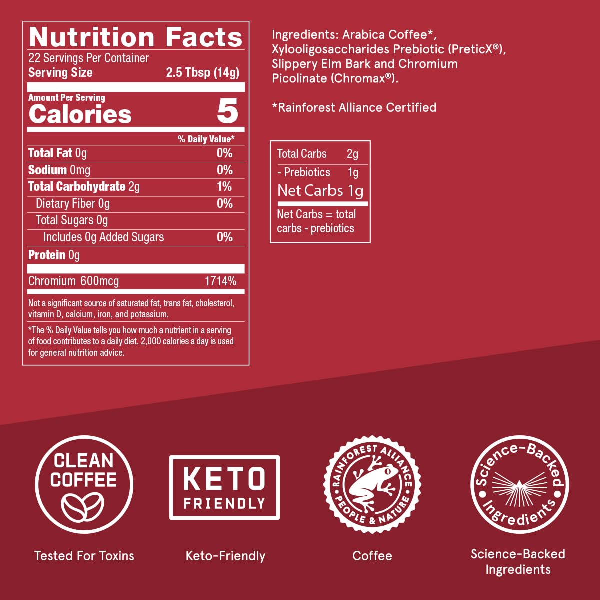 Bulletproof The High Achiever Ground Coffee, 10 Ounces, Medium-Dark Roast Enhanced Coffee with Lion's Mane Mushroom, B Vitamins, and Adaptogens for Energy and Focus