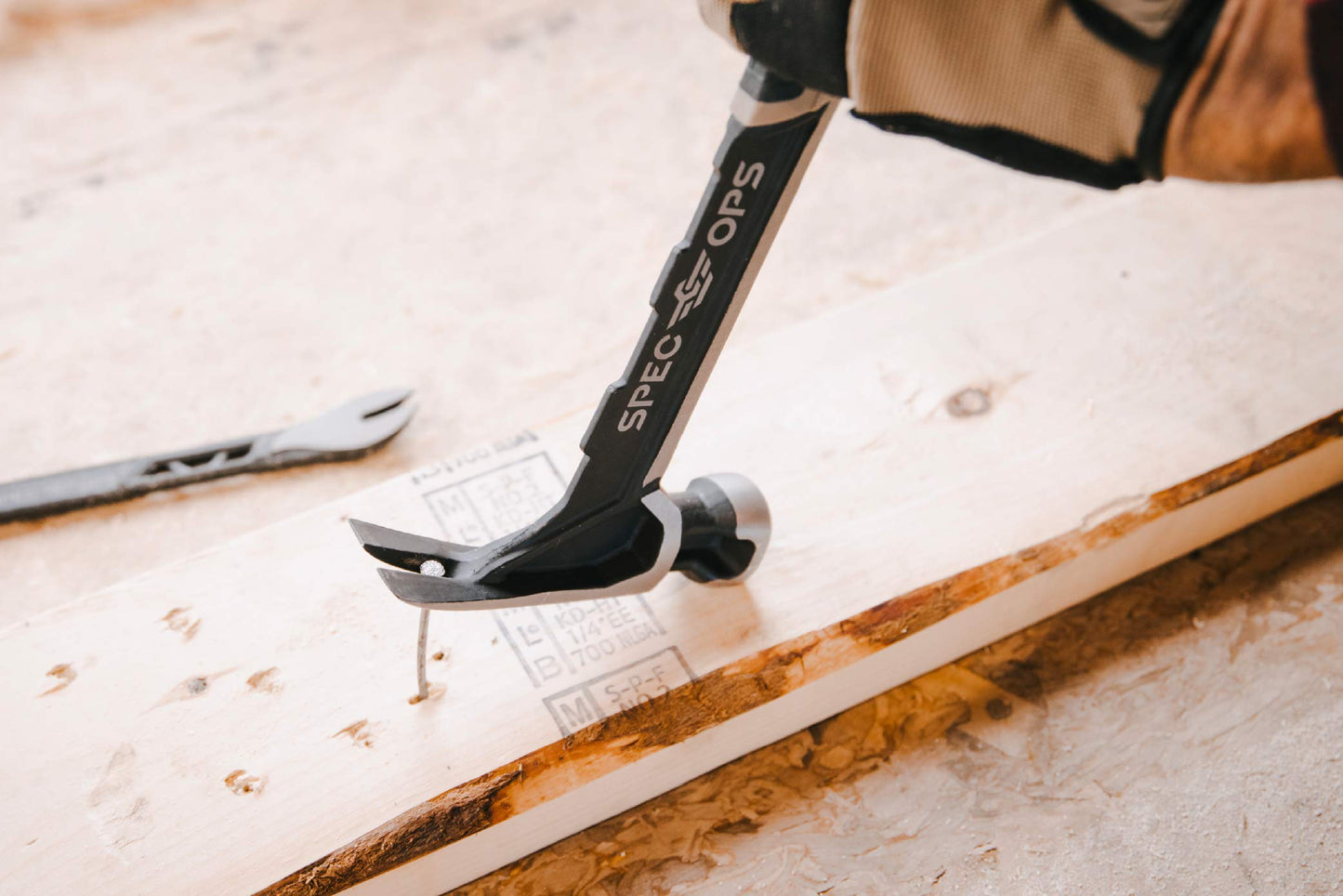 Spec Ops Tools Nailing Hammer, 20 oz, Rip Claw, Smooth Face, Shock-Absorbing Grip, 3% Donated to Veterans