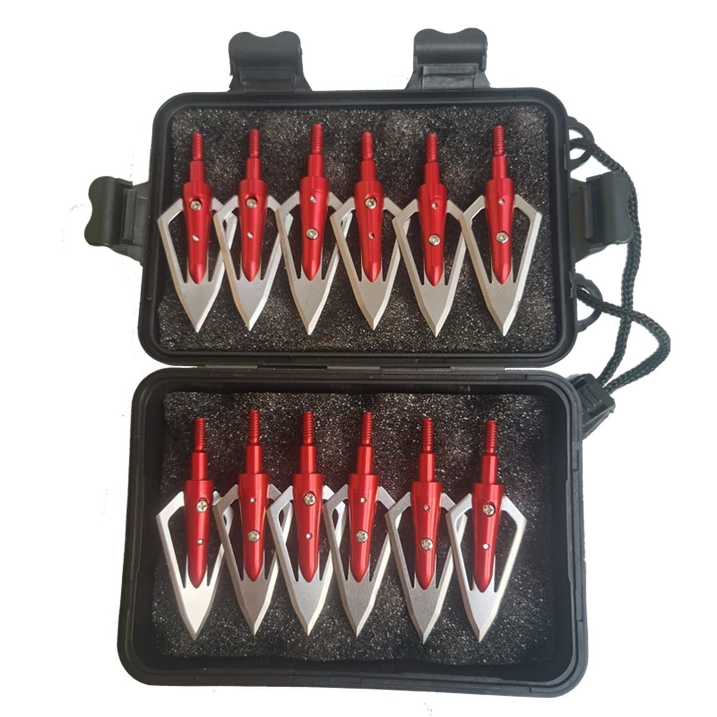 Stainless Steel Hunting Archery Broadheads Blades Grain Screw-in Arrow Heads Tips Compatible with Traditional Bows Archery Broad Crossbow Recurve6