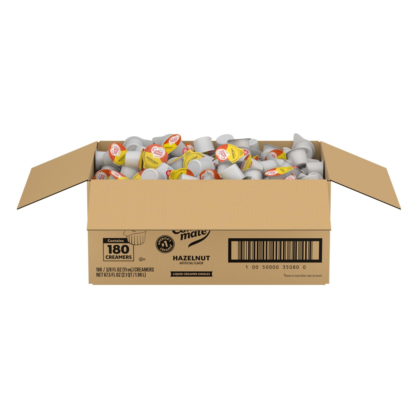 Nestle Coffee mate Coffee Creamer, French Vanilla, Liquid Creamer Singles, Non Dairy, No Refrigeration, 0.375 fl oz Tubs (Pack of 180)