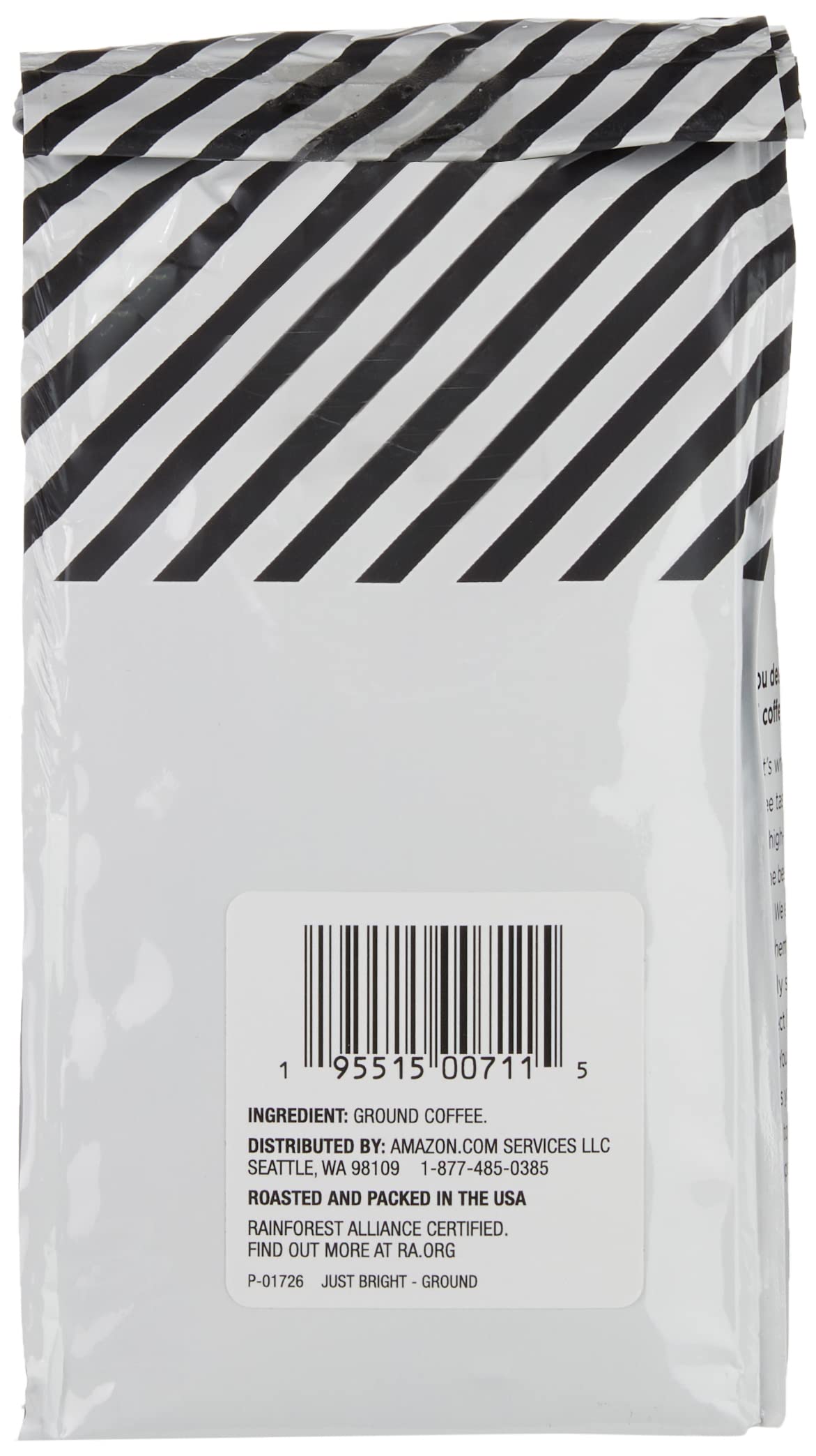 Amazon Fresh Direct Trade Nicaragua Ground Coffee, Medium Roast, 12 Ounce (Pack of 3)