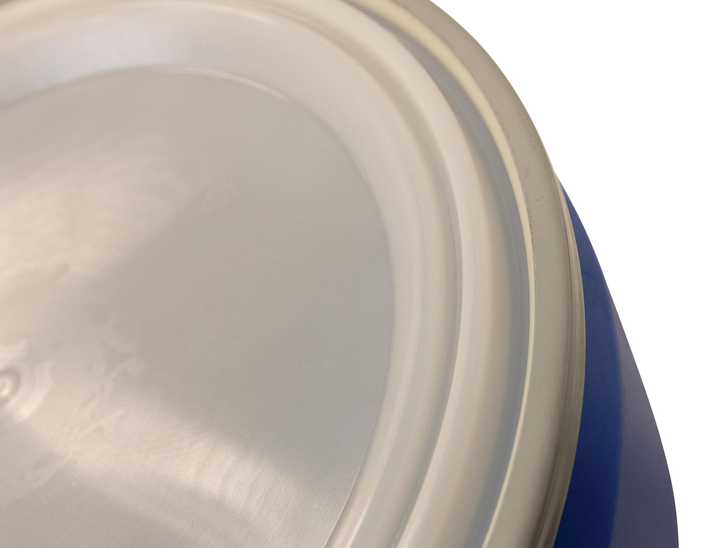 Eagle 30 Gallon Plastic Drum with Lid, Metal Lever-Lock, 28.5"x21.1", Open Head Lab Pack Drum Made of Durable, Lightweight HDPE, Withstands Weather and Chemicals, Made in USA, Blue, 1601MB