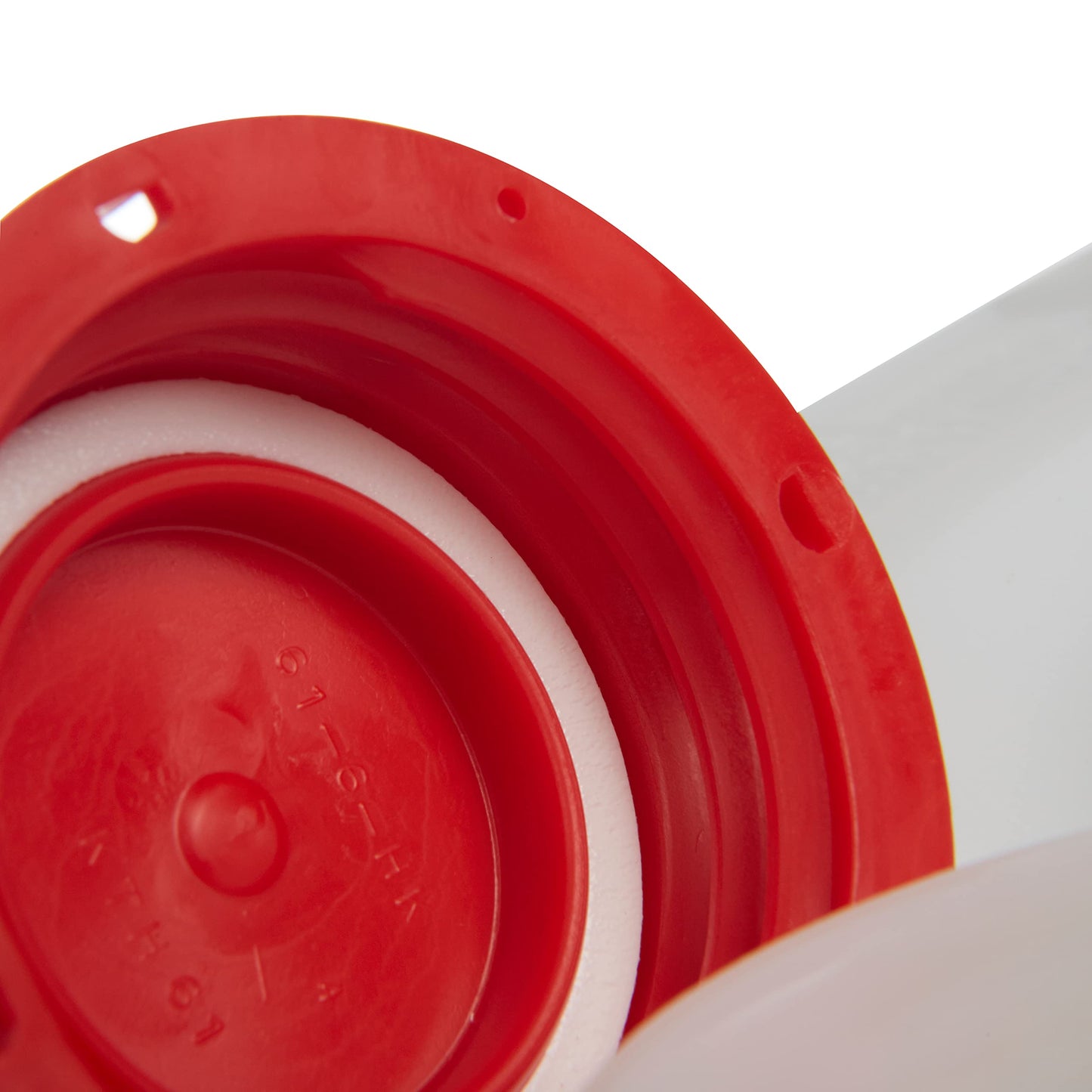 Consolidated Plastics 5 Gallon Stackable Carboy with Leakproof Cap and Handle, HDPE Food Grade, BPA Free, Made in USA (Natural, 4 Pack)