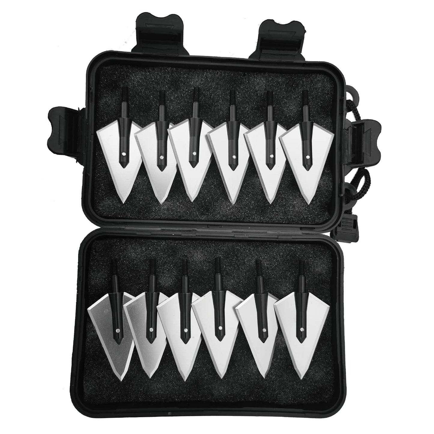 Stainless Steel Hunting Archery Broadheads Blades Grain Screw-in Arrow Heads Tips Compatible with Traditional Bows Archery Broad Crossbow Recurve6