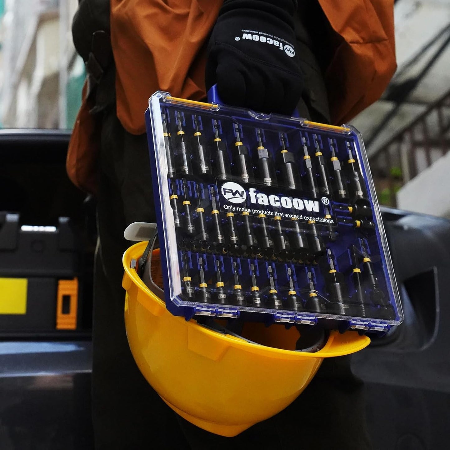 55PCS Impact Nut Driver Set, Magenetic Nut Driver Set for Impact Drills and Premium Deep Drivers, Wing Nut Setters, 1/4'' Quick Change, Bit Extention, S2 Steel Bits, Pivoting Nut Setter