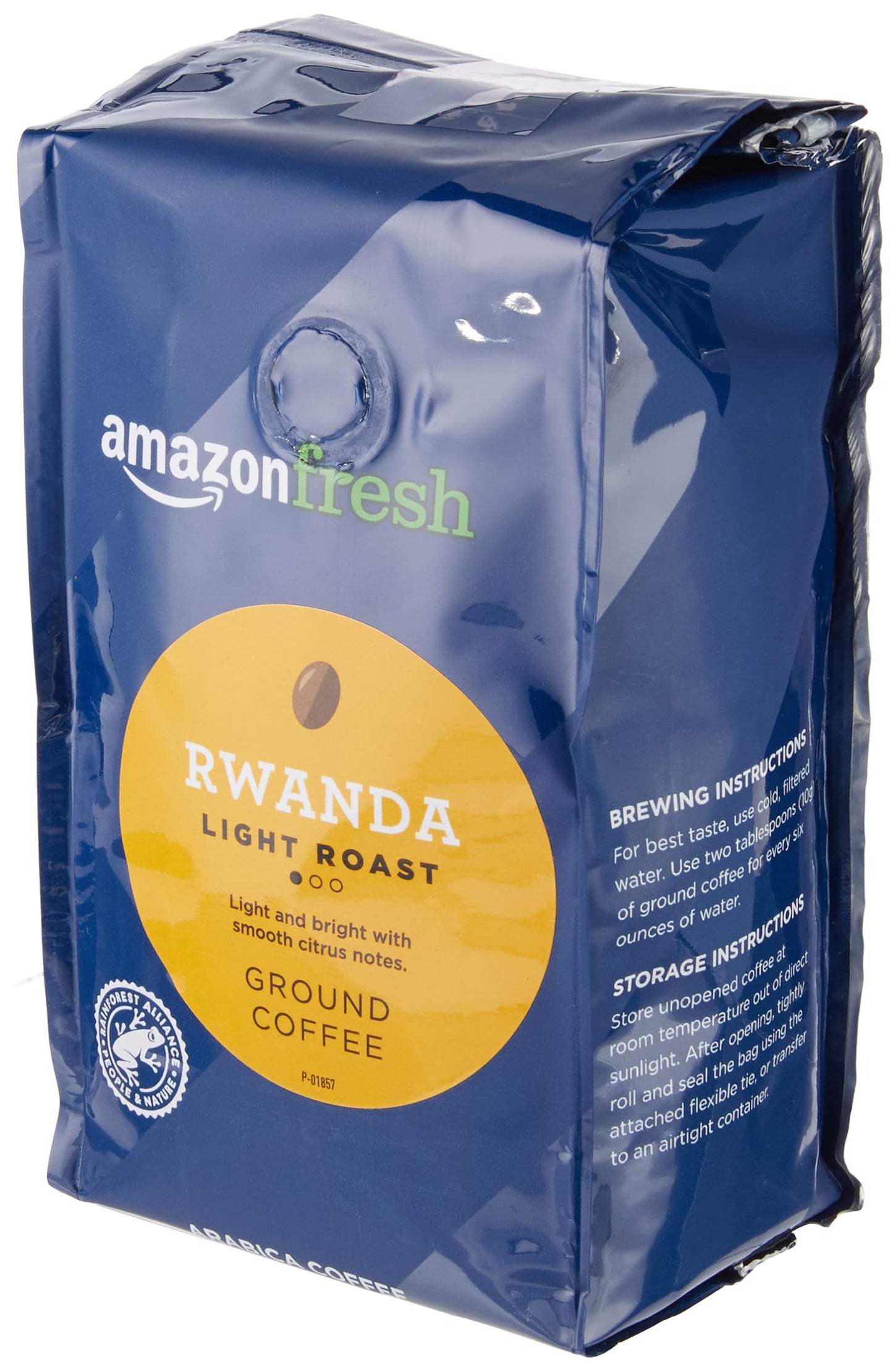 Amazon Fresh Direct Trade Nicaragua Ground Coffee, Medium Roast, 12 Ounce (Pack of 3)