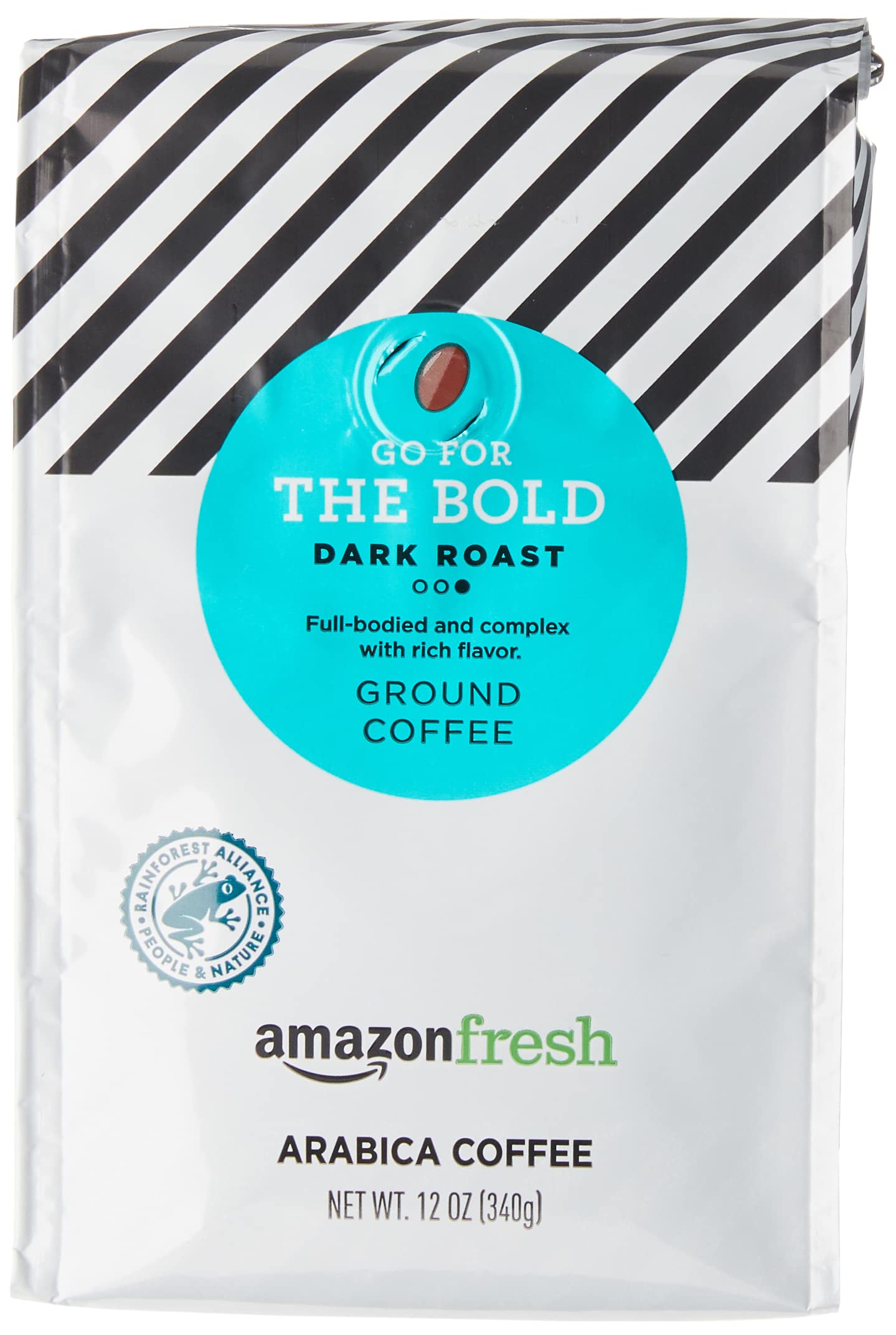 Amazon Fresh Direct Trade Nicaragua Ground Coffee, Medium Roast, 12 Ounce (Pack of 3)