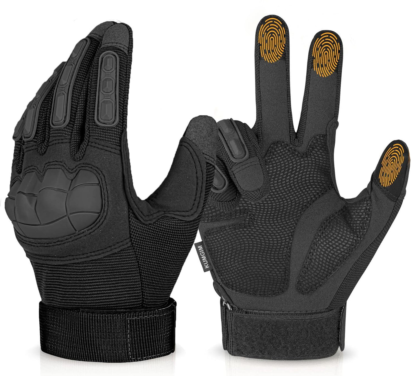 Tactical Gloves for Men, Motorcycle Military Combat Gloves Black Airsoft Gloves Touchscreen for Airsoft Outdoor Hunting Shooting Paintball Work Motorcycling Climbing