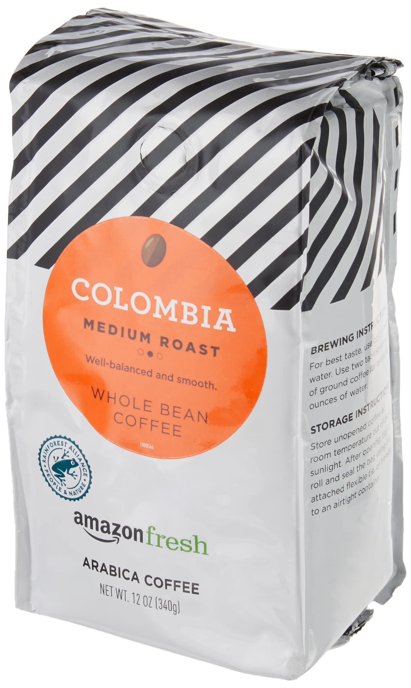 Amazon Fresh, Colombia Whole Bean Coffee Medium Roast, 32 Oz
