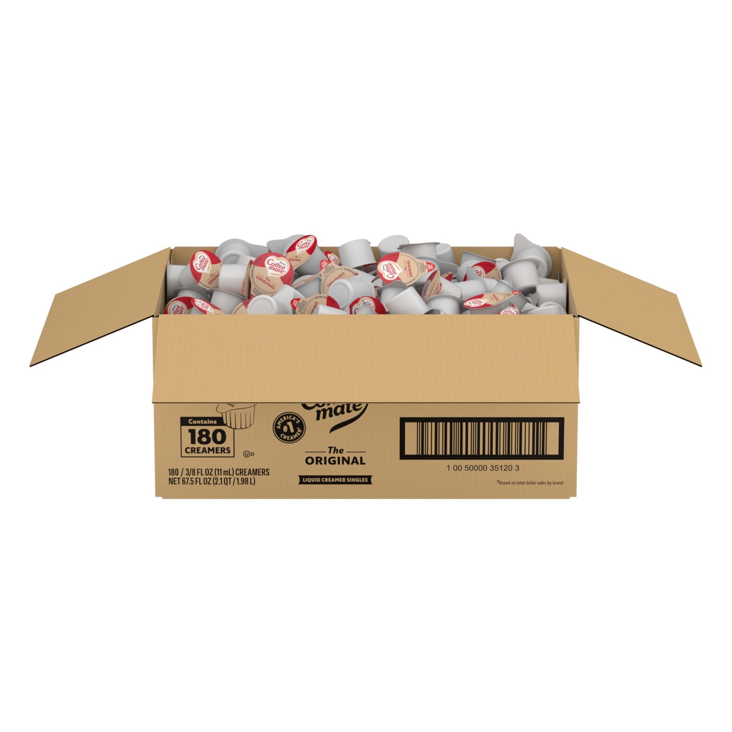 Nestle Coffee mate Coffee Creamer, French Vanilla, Liquid Creamer Singles, Non Dairy, No Refrigeration, 0.375 fl oz Tubs (Pack of 180)