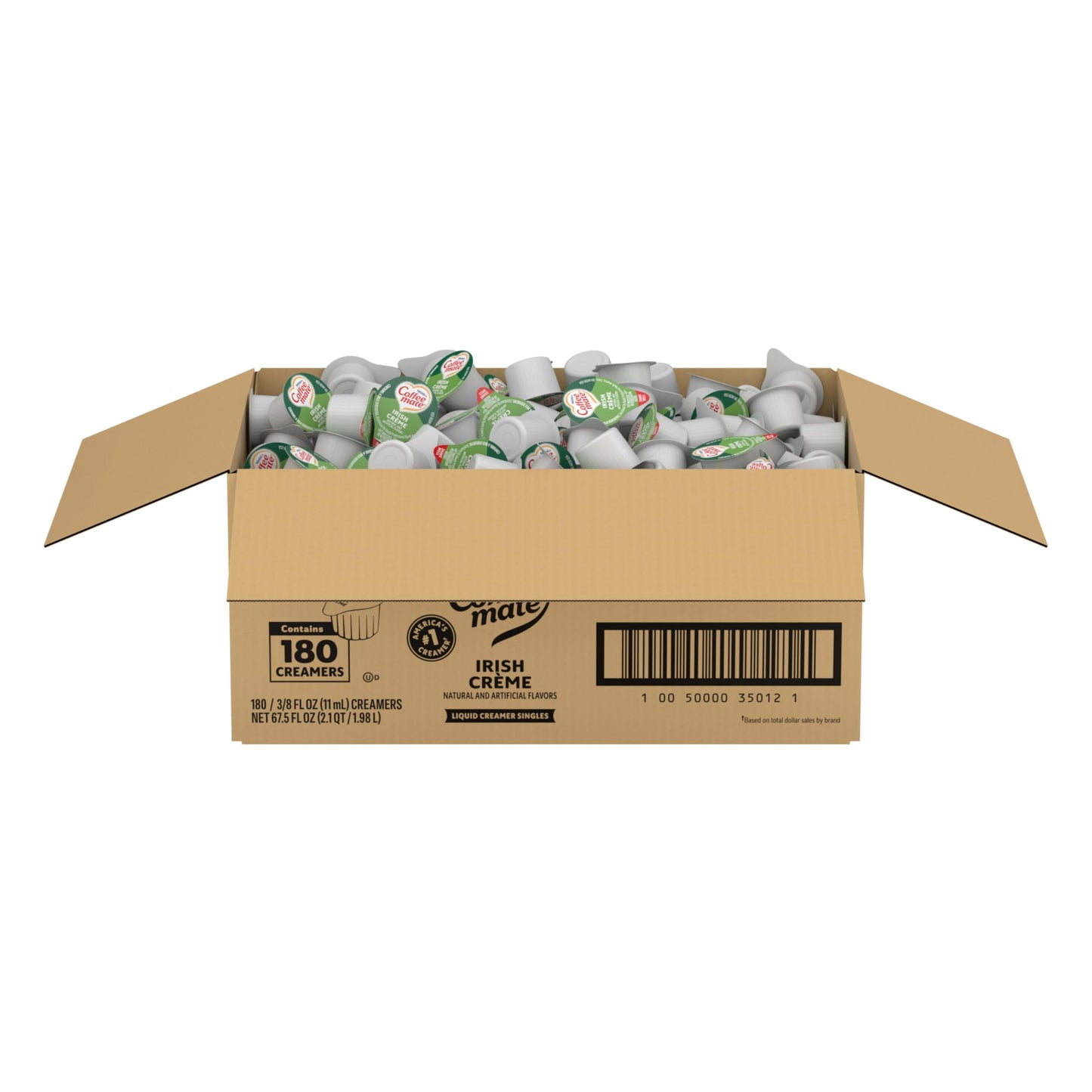 Nestle Coffee mate Coffee Creamer, French Vanilla, Liquid Creamer Singles, Non Dairy, No Refrigeration, 0.375 fl oz Tubs (Pack of 180)