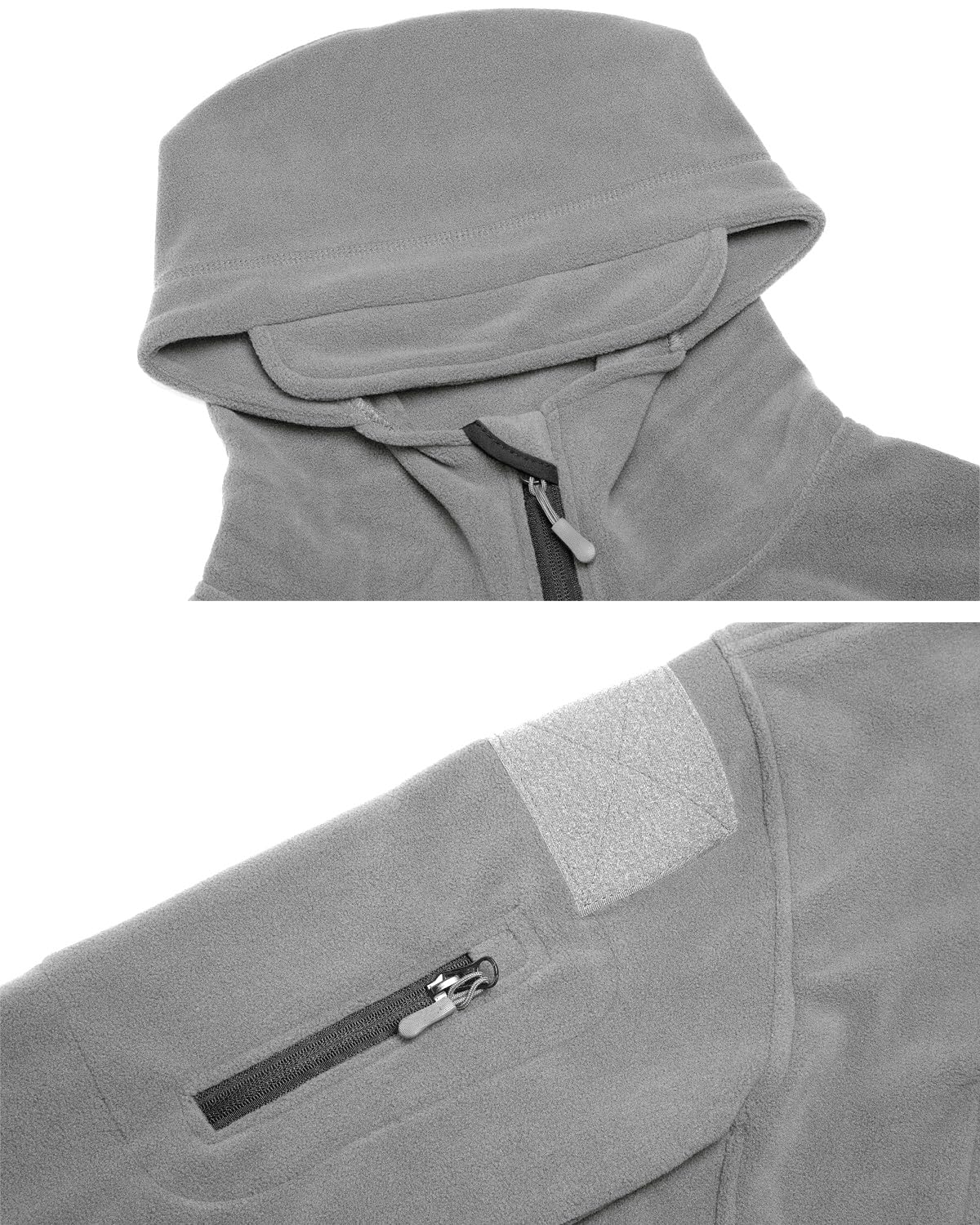 ReFire Gear Men's Warm Military Tactical Sport Fleece Hoodie Jacket