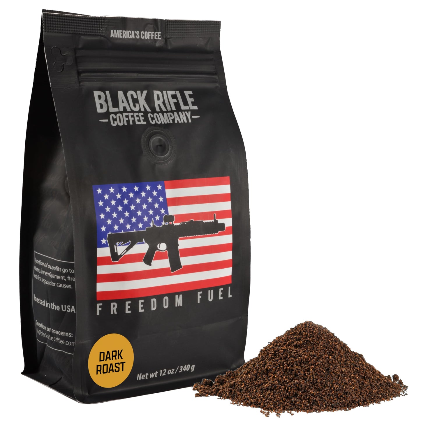 Black Rifle Coffee Company Tactisquatch Dark Roast Ground Coffee, 40 OZ Bag